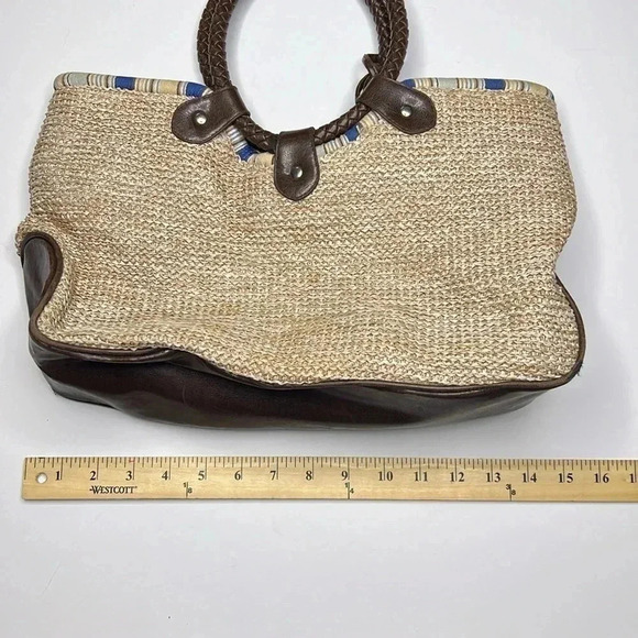 Longaberger Cabana Blue Stripe Purse - Picture 7 of 8